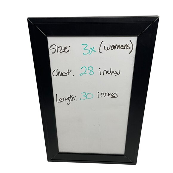 Liz & Me for Catherines Button Shirt Blouse 3X Faux Suede Button Up L/S Purple - Picture 5 of 6